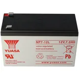 YUASA NP7-12L Akku Blei PB 12 Volt 7000mAh mit 6,3mm Kontakten