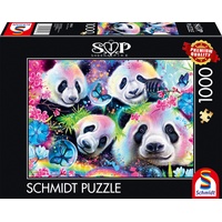 Schmidt Spiele Neon Blumen-Pandas (58516)