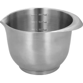 RBV Birkmann Birkmann Premium Baking Rühr- und Servierschüssel, Rührschüssel, Schüssel, Edelstahl, 2 L, 708587 - Silber