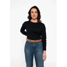 Mustang Ledergürtel Damen Veloursleder Cognac 105