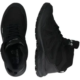Jack Wolfskin Woodland 2 Texapore Mid W Sneaker, Black/Grey, 40.5 EU