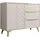 Mirjan24 Kombikommode 104 x 80 x 40 cm Sandbeige