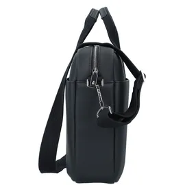 Lacoste Core Essentials Men S Classic Aktentasche 39 cm Laptopfach schwarz