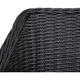 MCW Poly-Rattan Garnitur 5-tlg. Anthrazit