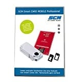 SCM Smart Card Mobile Professional – Kartenleser und Software zum lesen der SIM Karte Handy/SIM Leser inkl. Adpater Mini Micro Nano SIM