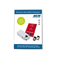 SCM Smart Card Mobile Professional – Kartenleser und Software zum lesen der SIM Karte Handy/SIM Leser inkl. Adpater Mini Micro Nano SIM