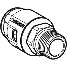 Geberit PushFit Übergang d 25 mm x R 3/4' Fitting