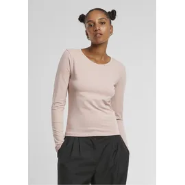 URBAN CLASSICS Ladies Basic Super Slim Longsleeve Rosa XL