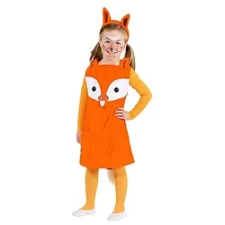 buttinette Kinder-Latzkleid "Fuchs"