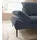 W.Schillig Ecksofa "enjoy&MORE, Designsofa, elegant und bequem, L-Form", blau (marine r66), B:294cm H:87cm T:185cm, Chenille-Flachgewebe R66 (85% Polyester, 15% Nylon);Longlife Xtra-Leder Z59: Glattleder mit modischer Prägung.