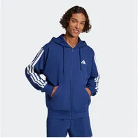 Adidas M 3S Ft Fz Hd Dkblue/White Dkblue/White Xxl