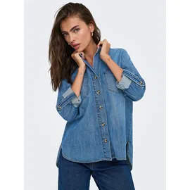 Only ONLYASMIN SHIRT L/S DNM AKM NOOS Blau S
