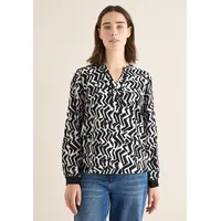 Cecil Druckbluse, Gr. L (42), light greige, , 43584818-L