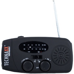 Technaxx Kurbel und Solar Radio TX-238, inkl. Taschenlampe