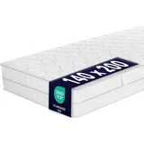 Ortho-Relax AiryFoam Rollmatratze 140x200cm, 15 cm hoch, Härtegrad H4, besonders atmungsaktive Kaltschaummatratze mit Luftkanälen, 5-Zonen-Komfortschaum-Matratze, Öko-Tex 100 Zertifiziert