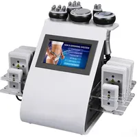 40k Cavitation Machine, 6 in 1 Vacuum Multipolar Radio Frequency Machine, Body Shaping Machine for Shaping, Lifting and Tightening, Reduction Device for Spa, Salon and Home Use