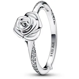 Pandora 193215C01 Damenring Blühende Rose Silber, 50/15,9