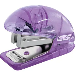 Rapid Miniheftgerät Colour'Breeze F4 10 Blatt transparent lavendel
