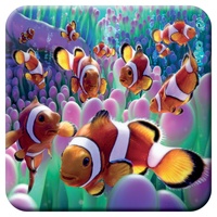 3D LiveLife Kork Matte - Clown Fisch von Deluxebase. Linsenförmige-3D-Kork Ozean Untersetzer. rutschfeste Getränkematte mit Originalkunstwerk lizenziert vom bekannt Künstler David Penfound