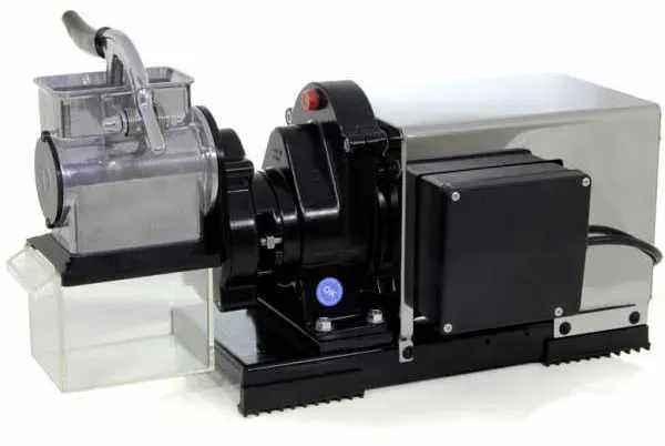 Reber 9010 NP INOX - Elektrische Küchenreibe - N.5 - professioneller elektrischer Induktionsmotor 1200W - Standard-Getriebemotor