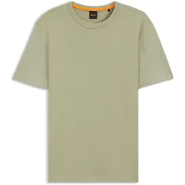 Boss T-Shirt "Tegood", Jungen, Gr. XL, grün (open grün370), Single Jersey, Obermaterial: 100% Baumwolle, regular fit normal, Rundhals, eingesetzt eingefasste Kante, Shirts T-Shirt, Rundhalsausschnitt, Regular Fit, Logoschriftzug