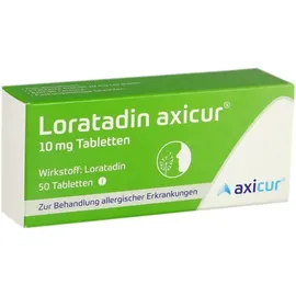 axicur Loratadin axicur 10 mg Tabletten