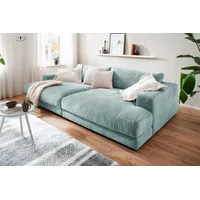 KAWOLA Big Sofa XL MADELINE Cord hellblau