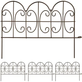 Relaxdays 10048255 Gartenzaun