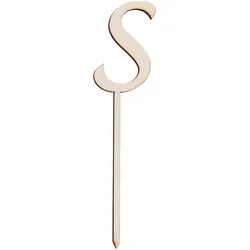 Sallys Cake Topper Buchstaben - aus Holz