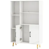 Costway Bücherregal 80 x 23,5 x 119 cm Weiß
