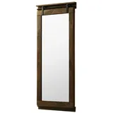 MASSIVMOEBEL24.DE Spiegel Mango 59 x 145 cm Braun