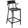 Kartell Barhocker 65 cm Schwarz