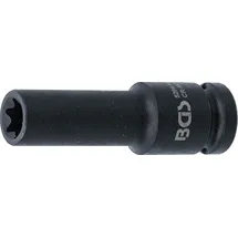 BGS Kraft-Steckschlüssel-Einsatz E-Profil, tief 5204-14, Antrieb Innenvierkant 12,5 mm (1/2"), SW E14 mm
