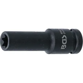 BGS Kraft-Steckschlüssel-Einsatz E-Profil, tief 5204-14, Antrieb Innenvierkant 12,5 mm (1/2"), SW E14 mm