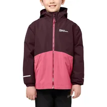 Jack Wolfskin Unisex Kinder Iceland 3in1, Boysenberry/pink, 92 EU