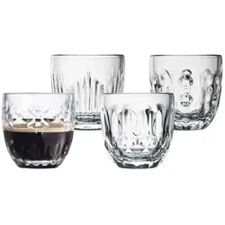 La Rochére Espressogläser Facetten 100 ml 4er Set