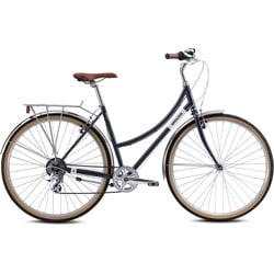 Trekkingrad BREEZER BIKES „DOWNTOWN EX ST“ Fahrräder Gr. 54 cm, 28 Zoll (71,12 cm), grau Trekkingräder