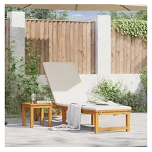 vidaXL Sonnenliege 410 x 60 x 30 cm Creme