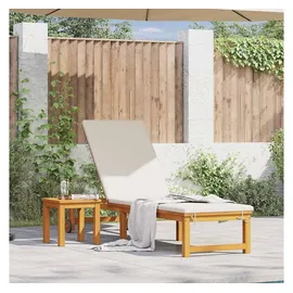 vidaXL Sonnenliege 410 x 60 x 30 cm Creme