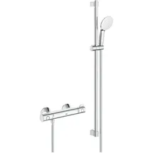 Grohe Grohtherm 800 Thermostat-Brausebatterie mit Brausegarnitur 900mm Chrom 34566002