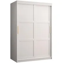 abiks möbel Schwebetürenschrank RAMIRO 120 x 200 x 62 cm Weiß