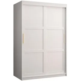 abiks möbel Schwebetürenschrank RAMIRO 120 x 200 x 62 cm Weiß