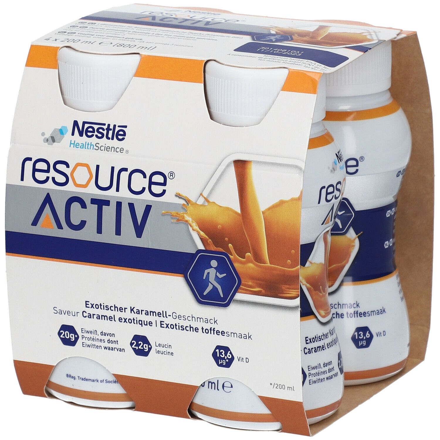 Nestlé Health Science® resource® Activ Caramel Exotique 4x200 ml fluide