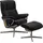 Stressless Relaxsessel "Mayfair", schwarz (schwarz batick), B:83cm H:102cm T:74cm, Leder BATICK: BATICK ist ein leicht korrigiertes, durchgefärbtes und genarbtes Möbelleder, bei dem die meisten Unebenheiten und Spuren in der Regel entfernt wurden.