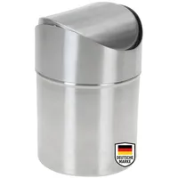 muchome Tischmülleimer 1,8 l Silber