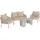 MCW Gartenlounge Set 7-tlg. Creme