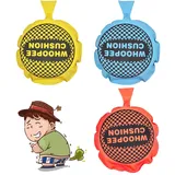 SIRLOMU 3 Stück Retro Furzkissen Pupskissen Pups Gag Scherzartikel Party