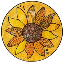 Wash+Dry by Kleen-Tex Teppich »Sonnenglück« rund bunt