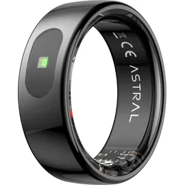 Forever Smartring Astral SR-100 black size 9 (Schwarz), Größe