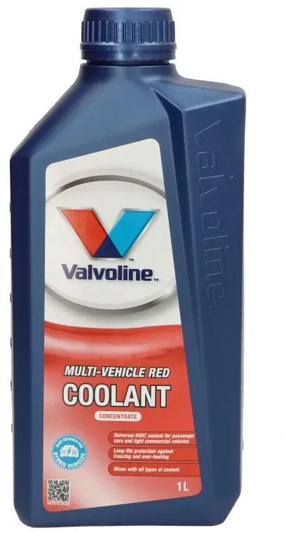 Concentrato di liquido refrigerante VALVOLINE MULTI-VEHICLE COOLANT Red 1L